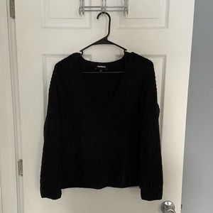 Black Chenille Sweater